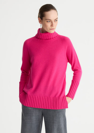Blended Cachemere Sweater
&nbsp;Material: Cashmere, Virgin Wool Composition: 90% Lana Vergine / 10% Cashmere
This garment is made in Italy, using the finest materials and skilled labor. Wear it with care and treat it with love.
Made In Italy&nbsp;